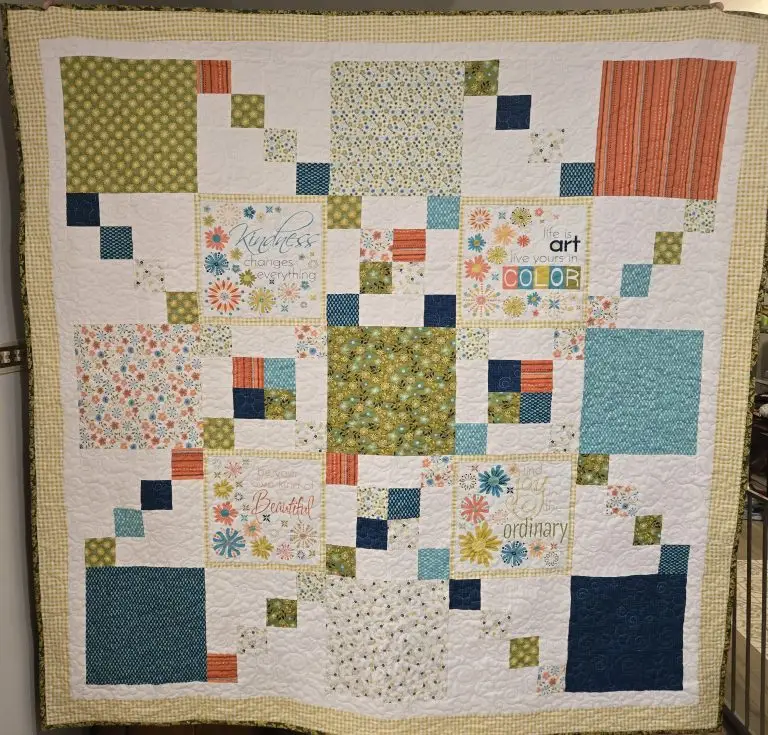 Computerized edge to edge longarm quilting by Spencer Hatman in upstate New York, featuring precision stitching on a customer quilt