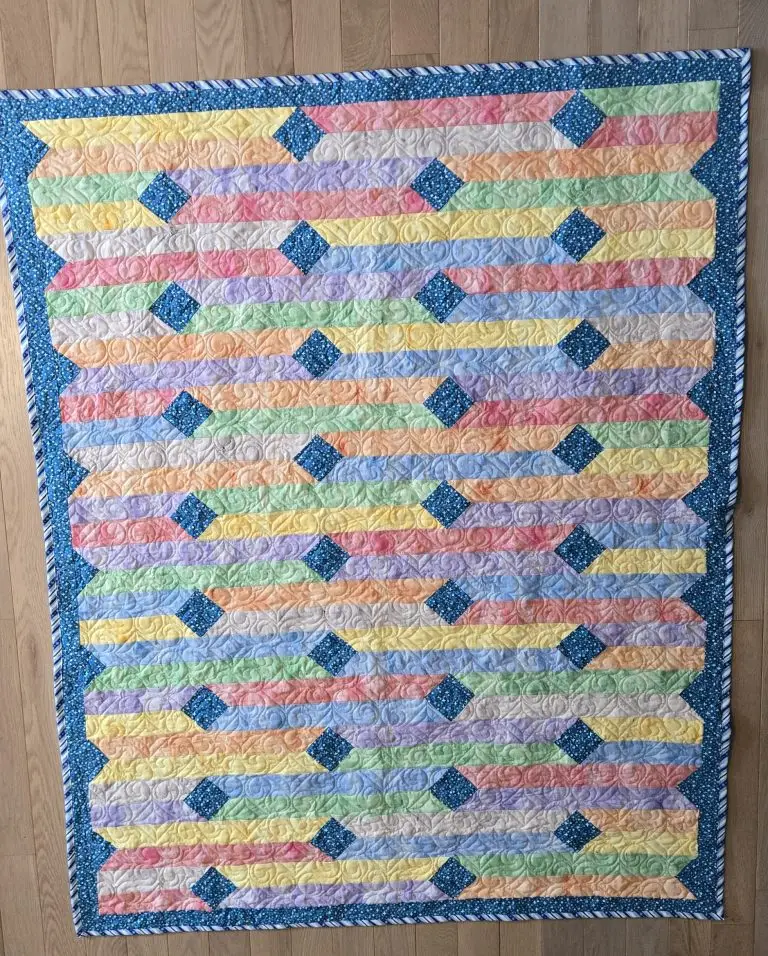 Computerized edge to edge longarm quilting by Spencer Hatman in upstate New York, featuring precision stitching on a customer quilt